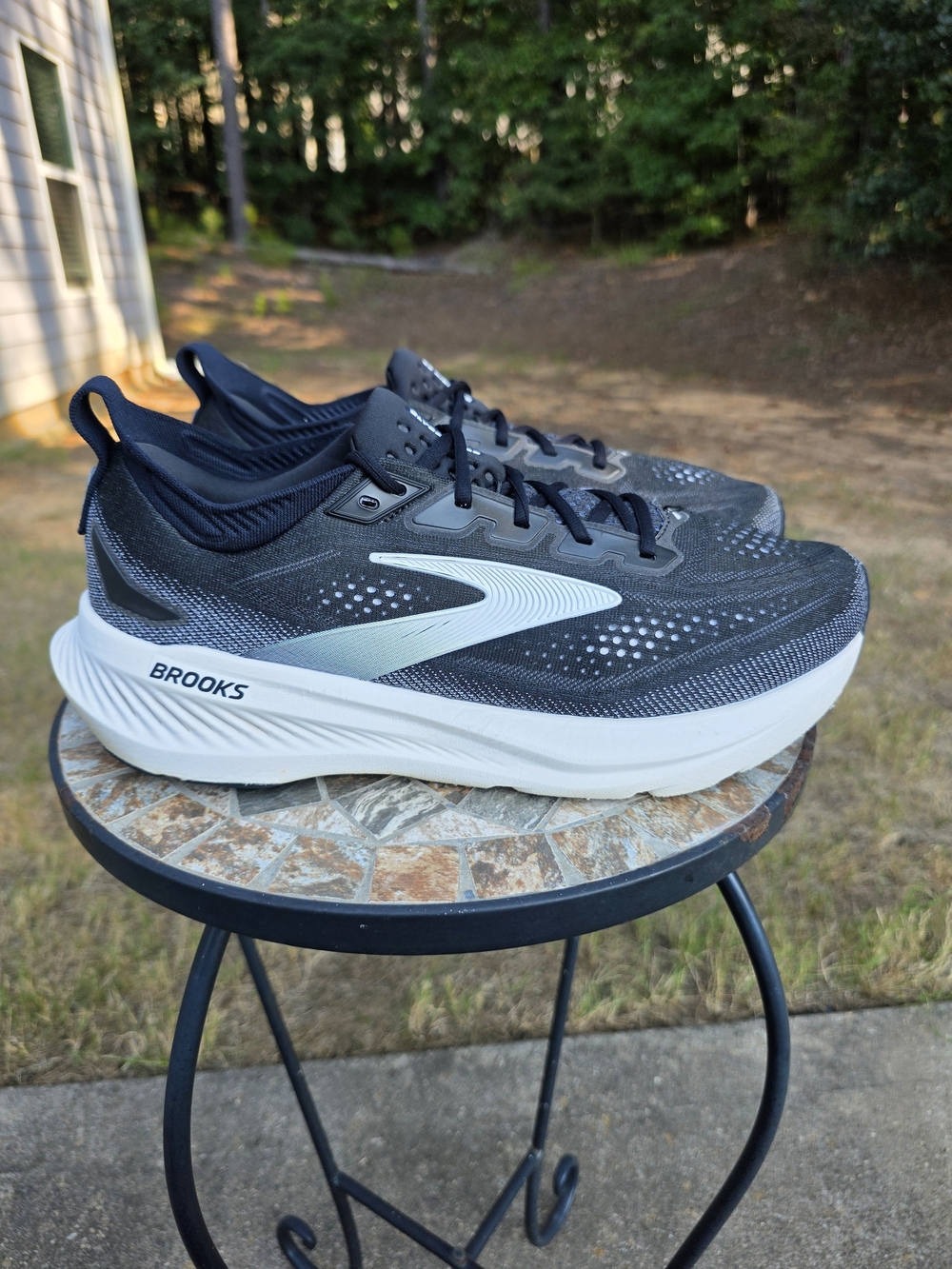 Brooks Glycerin 23 1104761D090 Black Running Shoes Sneakers Men Size 12.5 D